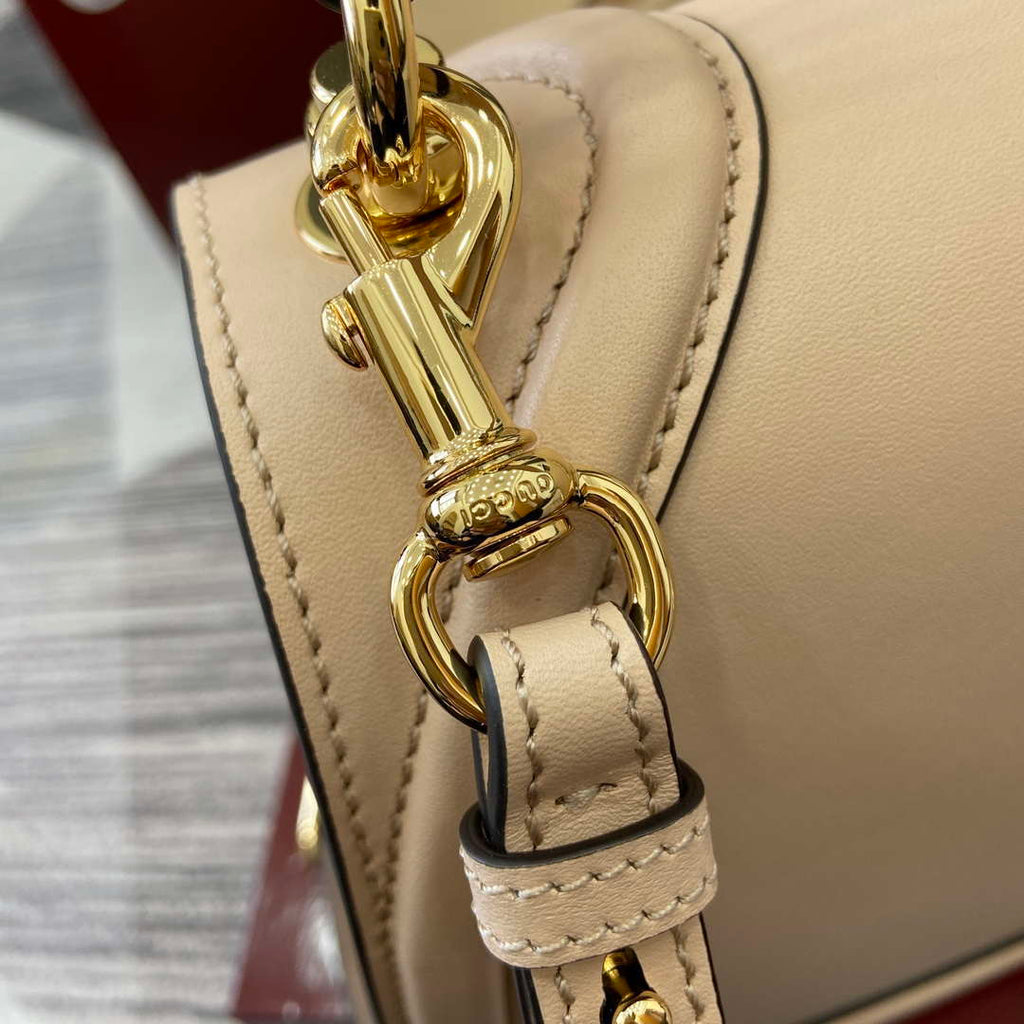 Gucci 815719 Gucci Blondie Medium top handle bag Leather Light Pink