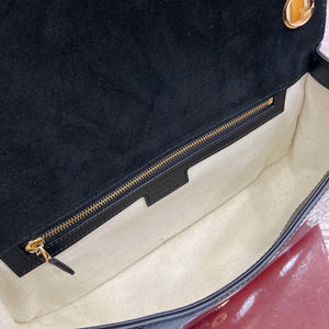 Gucci 815719 Gucci Blondie Medium top handle bag Patent Leather Black - Default Title - View 8