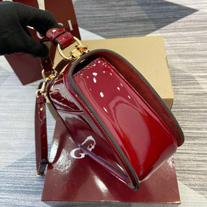 Gucci 815719 Gucci Blondie Medium top handle bag Patent Leather Red - Default Title - View 3