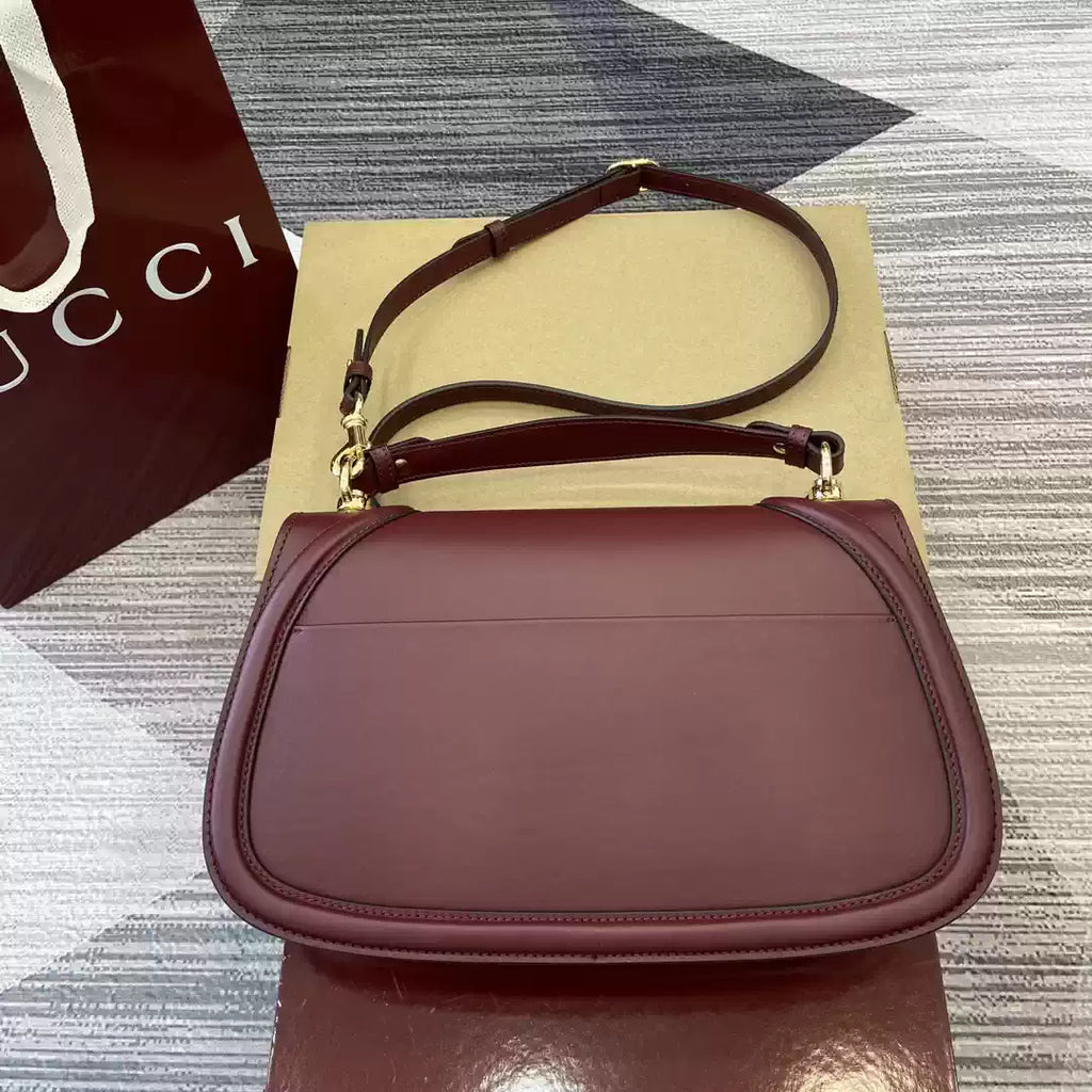 Gucci 815719 Gucci Blondie Medium top handle bag Wine Red
