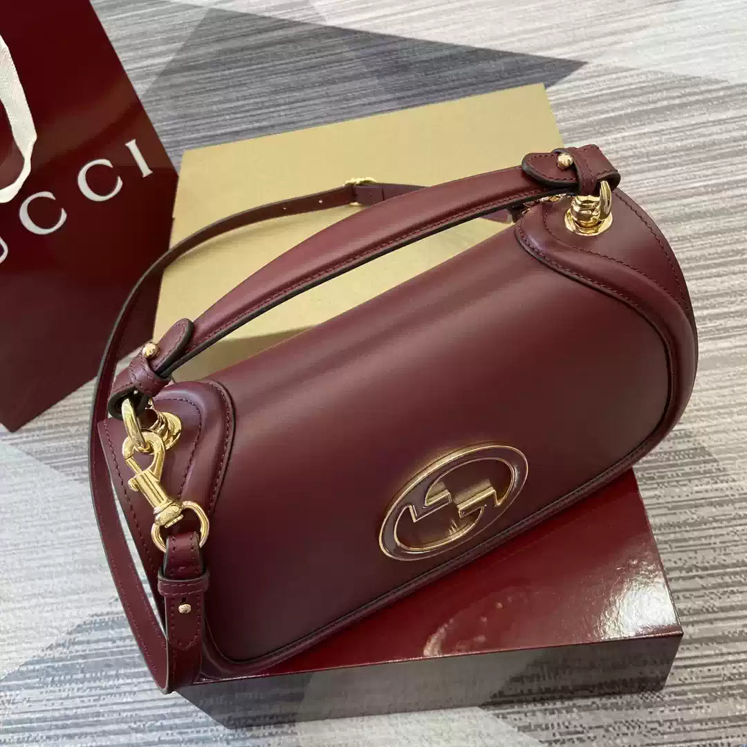 Gucci 815719 Gucci Blondie Medium top handle bag Wine Red - Default Title - View 5