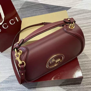 Gucci 815719 Gucci Blondie Medium top handle bag Wine Red - Default Title - View 5