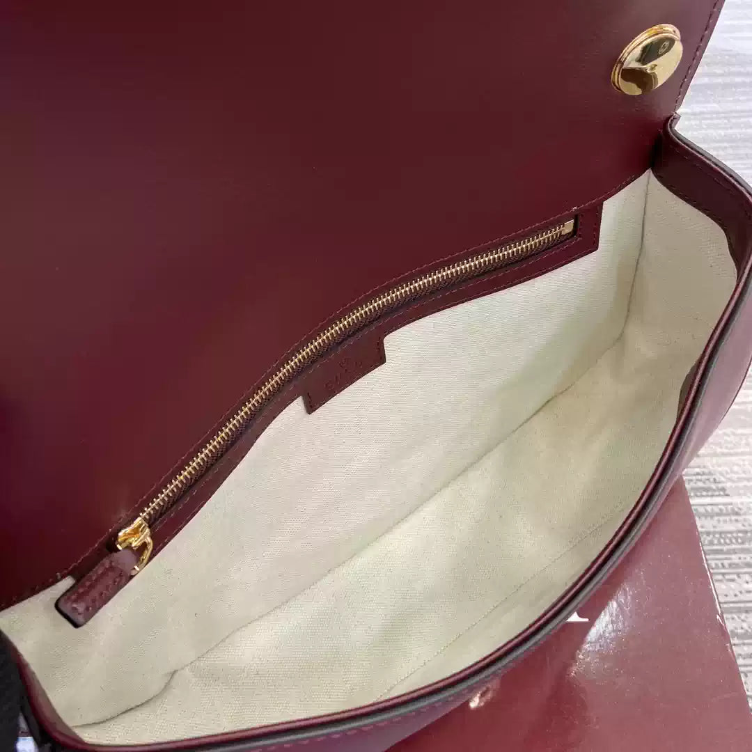 Gucci 815719 Gucci Blondie Medium top handle bag Wine Red
