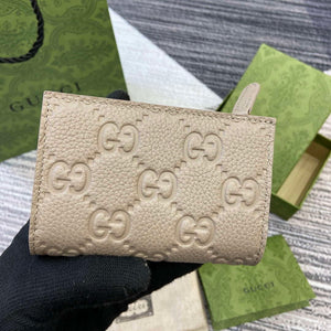 Gucci 815874 GG Emblem Medium wallet Taupe - Default Title - View 4