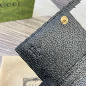 Gucci 815874 GG Emblem Medium wallet Black - Default Title - View 8