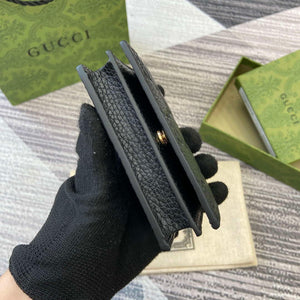 Gucci 815901 GG Emblem mini wallet Black - Default Title - View 6