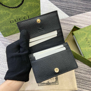 Gucci 815901 GG Emblem mini wallet Black - Default Title - View 7