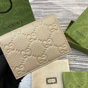 Gucci 815901 GG Emblem mini wallet Taupe - Default Title - View 6
