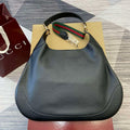 Gucci 815924 Gucci B Medium Shoulder Bag Black