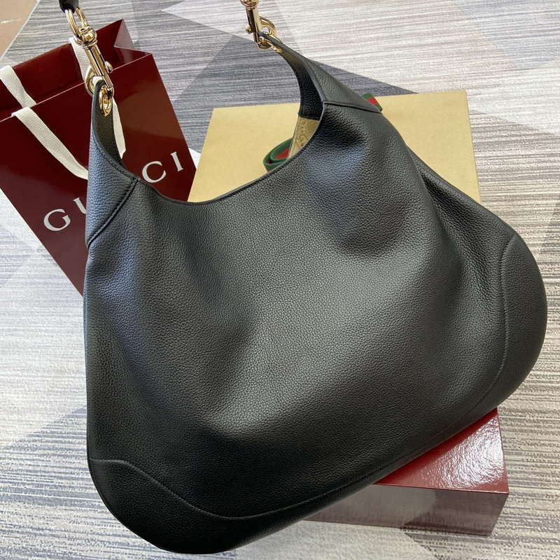 Gucci 815924 Gucci B Medium Shoulder Bag Black - Default Title - View 6