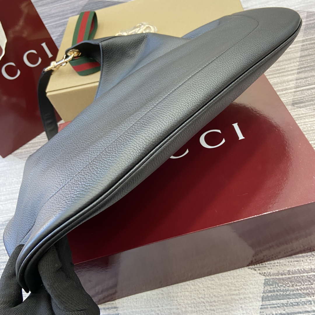 Gucci 815924 Gucci B Medium Shoulder Bag Black - Default Title - View 8