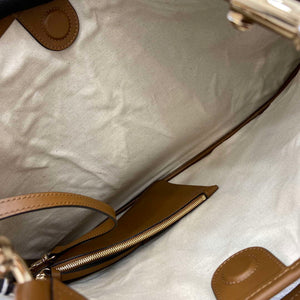 Gucci 815924 Gucci B Medium Shoulder Bag Brown leather trim - Default Title - View 10