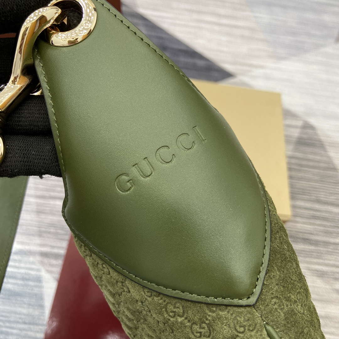 Gucci 815924 Gucci B Medium Shoulder Bag Green - Default Title - View 4