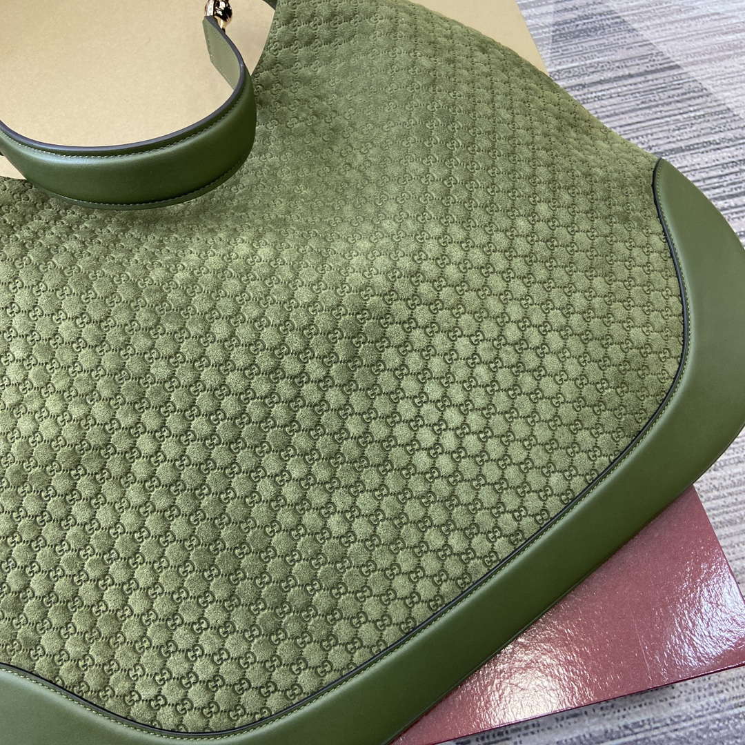 Gucci 815924 Gucci B Medium Shoulder Bag Green
