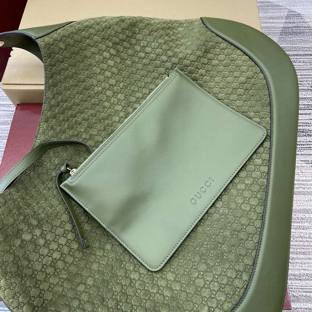 Gucci 815924 Gucci B Medium Shoulder Bag Green - Default Title - View 10