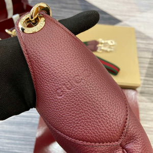 Gucci 815924 Gucci B Medium Shoulder Bag Wine red - Default Title - View 4