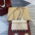 Gucci 815949 GG Emblem super mini bag Beige - Default Title - View 1