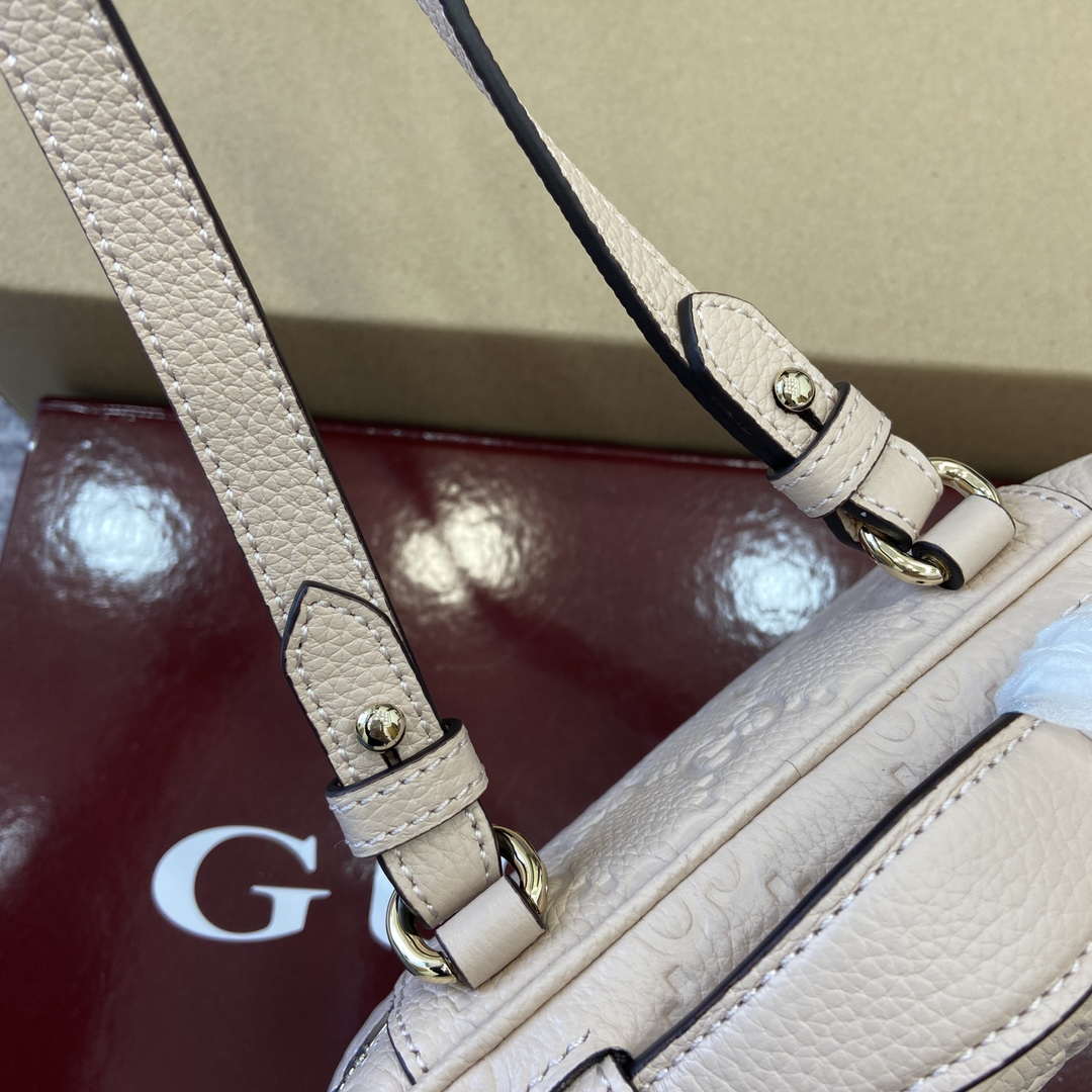 Gucci 815949 GG Emblem super mini bag Beige - Default Title - View 3