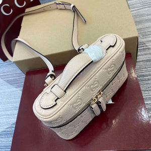 Gucci 815949 GG Emblem super mini bag Beige - Default Title - View 4