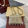 Gucci 815949 GG Emblem super mini bag Apricot - Default Title - View 1