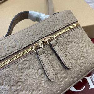Gucci 815949 GG Emblem super mini bag Apricot - Default Title - View 7