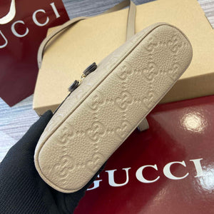 Gucci 815949 GG Emblem super mini bag Apricot - Default Title - View 8