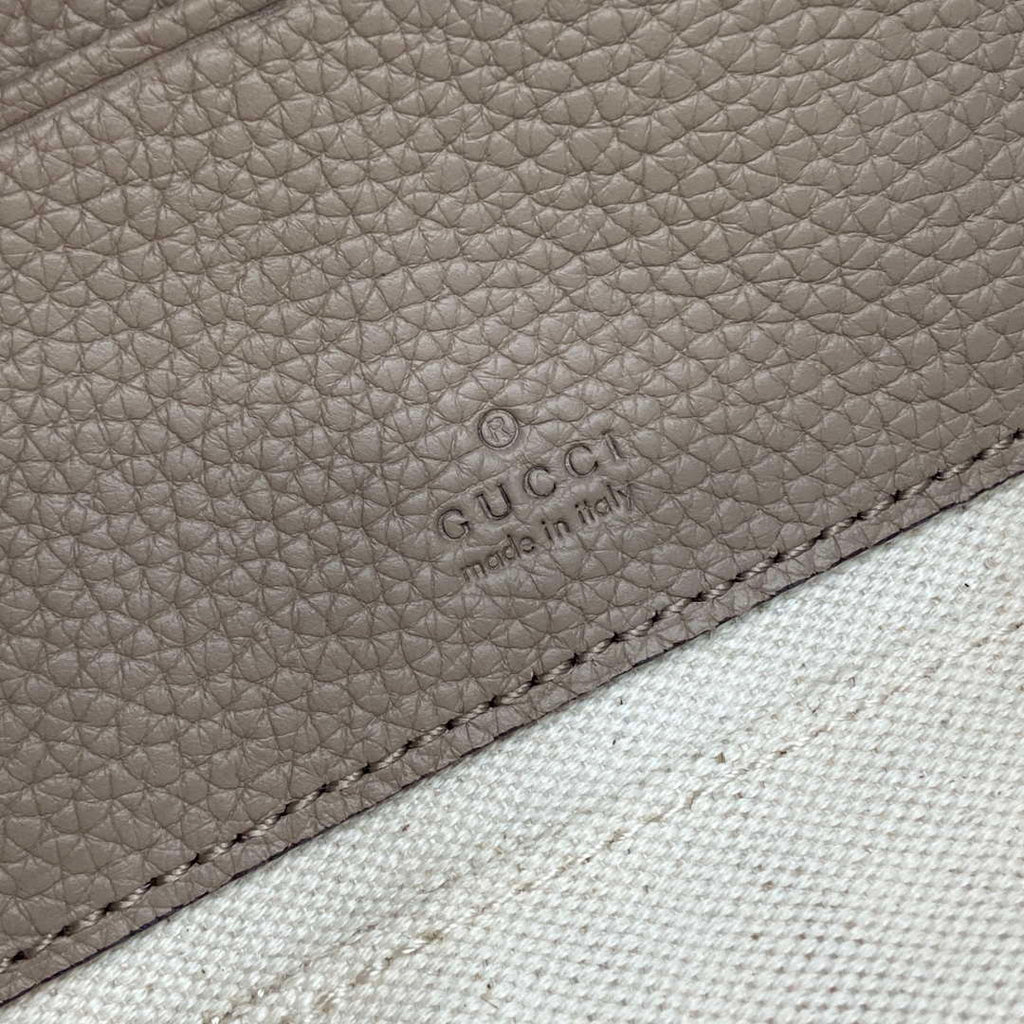 Gucci 815949 GG Emblem super mini bag Apricot