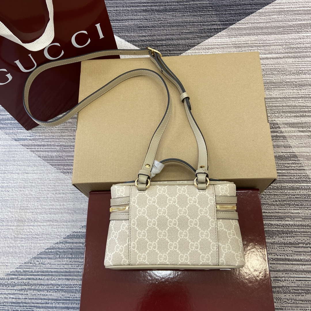 Gucci 816357 Ophidia Super Mini Shoulder Bag Oatmeal