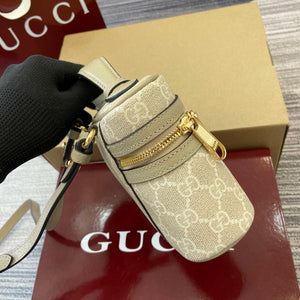 Gucci 816357 Ophidia Super Mini Shoulder Bag Oatmeal - Default Title - View 3