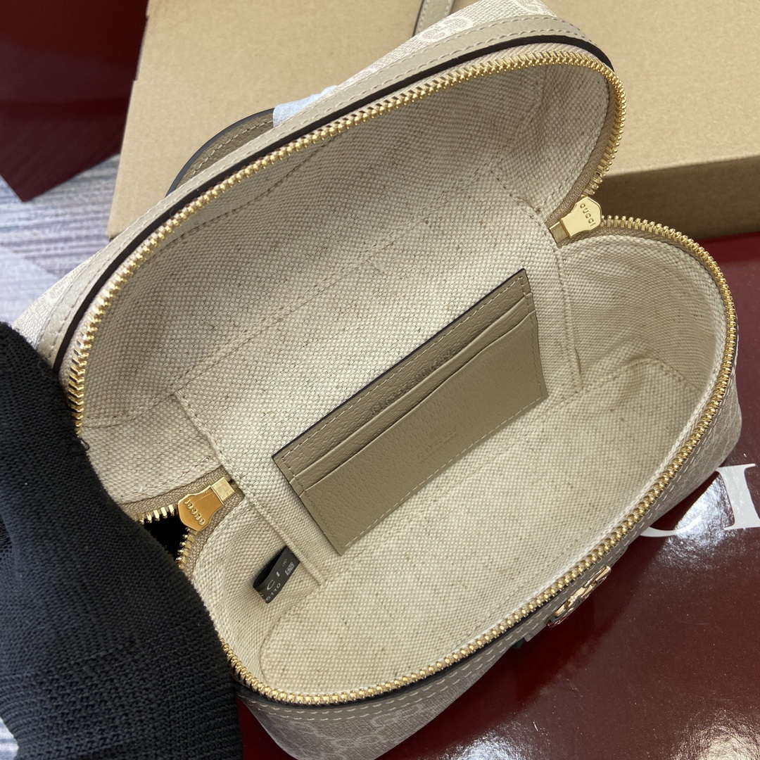 Gucci 816357 Ophidia Super Mini Shoulder Bag Oatmeal - Default Title - View 9