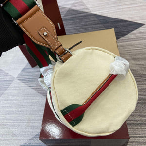 Gucci 816865 Small Printed Canvas Duffle Bag Off white - Default Title - View 3
