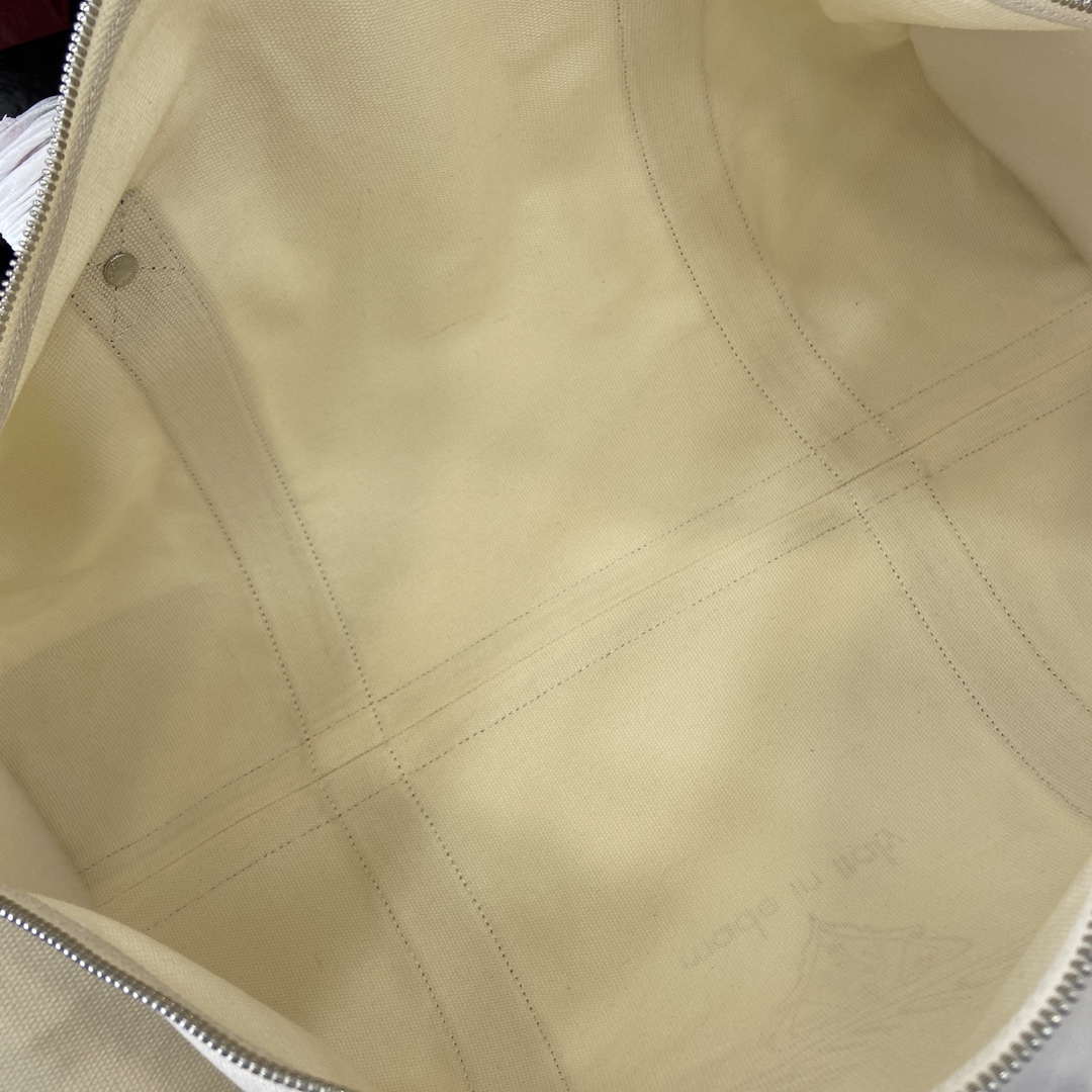Gucci 816866 Large Printed Canvas Duffle Bag Off white
