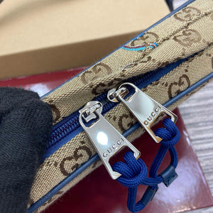 Gucci 817771 Small Embroidered Snake Crossbody Bag Apricot cloth - Default Title - View 4
