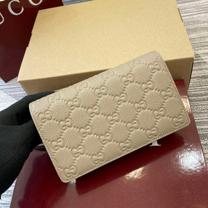 Gucci 818705 GG Emblem super mini shoulder bag Taupe - Default Title - View 5