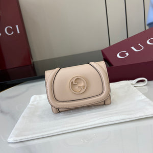 Gucci 818795 Gucci Blondie card case Aprioct - Default Title - View 1