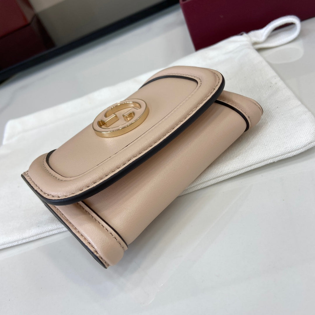 Gucci 818795 Gucci Blondie card case Aprioct - Default Title - View 4