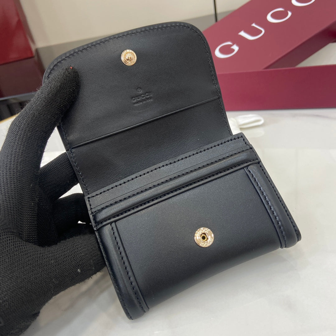 Gucci 818795 Gucci Blondie card case Black - Default Title - View 7