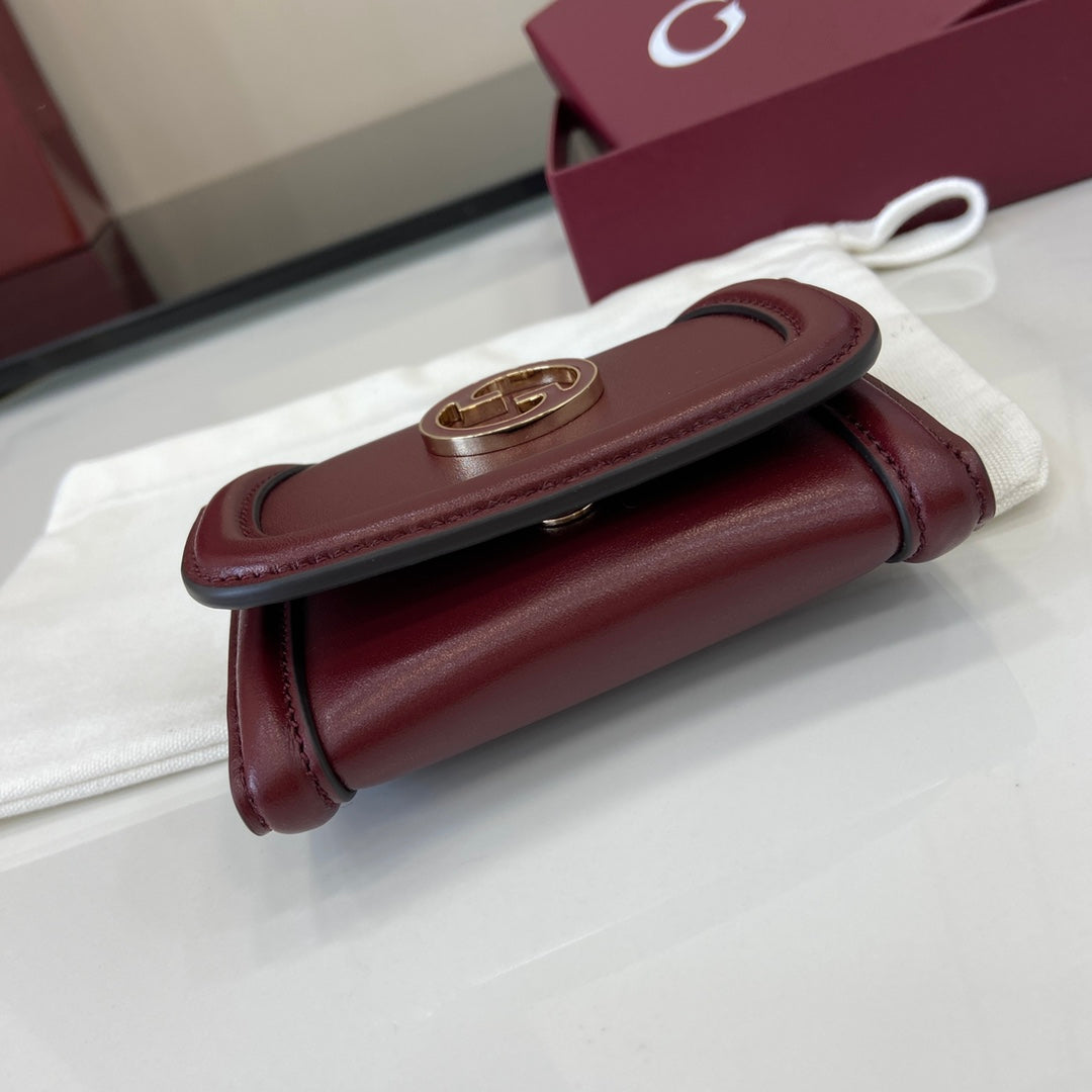 Gucci 818795 Gucci Blondie card case Wine Red - Default Title - View 4