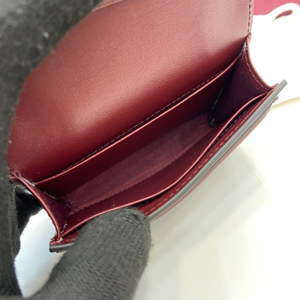 Gucci 818795 Gucci Blondie card case Wine Red