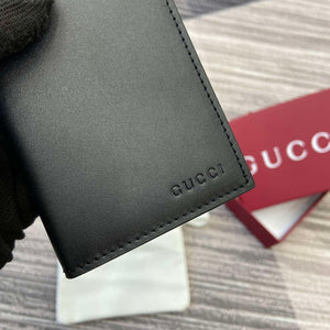 Gucci 818953 GG Emblem bi-fold embossed card case Black - Default Title - View 6