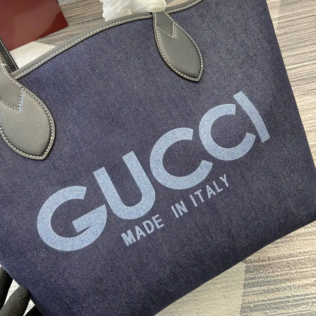 Gucci 820481 Gucci Totissima large tote bag Navy Blue