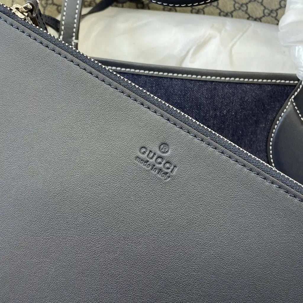 Gucci 820481 Gucci Totissima large tote bag Navy Blue
