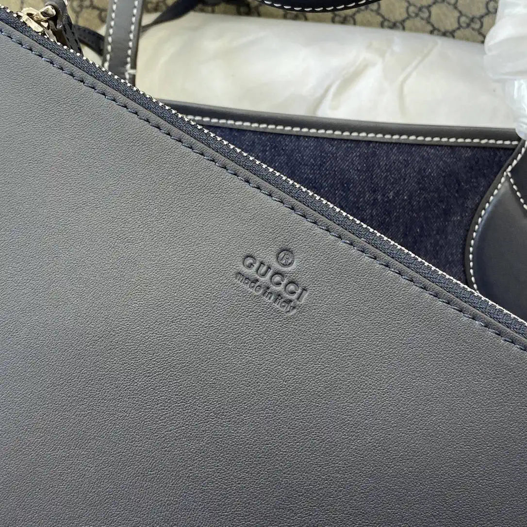 Gucci 820481 Gucci Totissima large tote bag Navy Blue