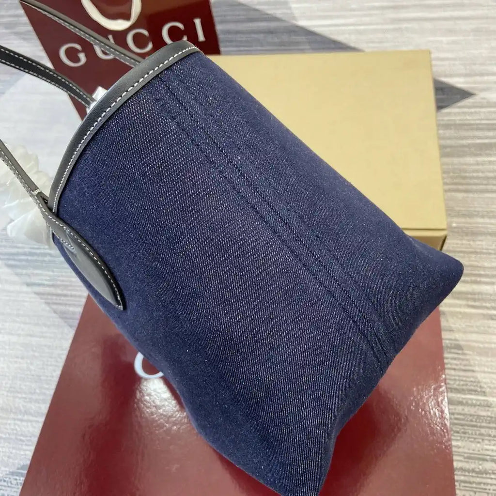 Gucci 820496 Gucci Totissima Small tote bag Navy Blue