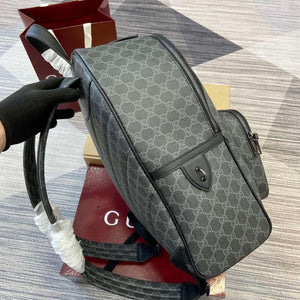 Gucci 821159 GG Emblem Medium Backpack Black - Default Title - View 3