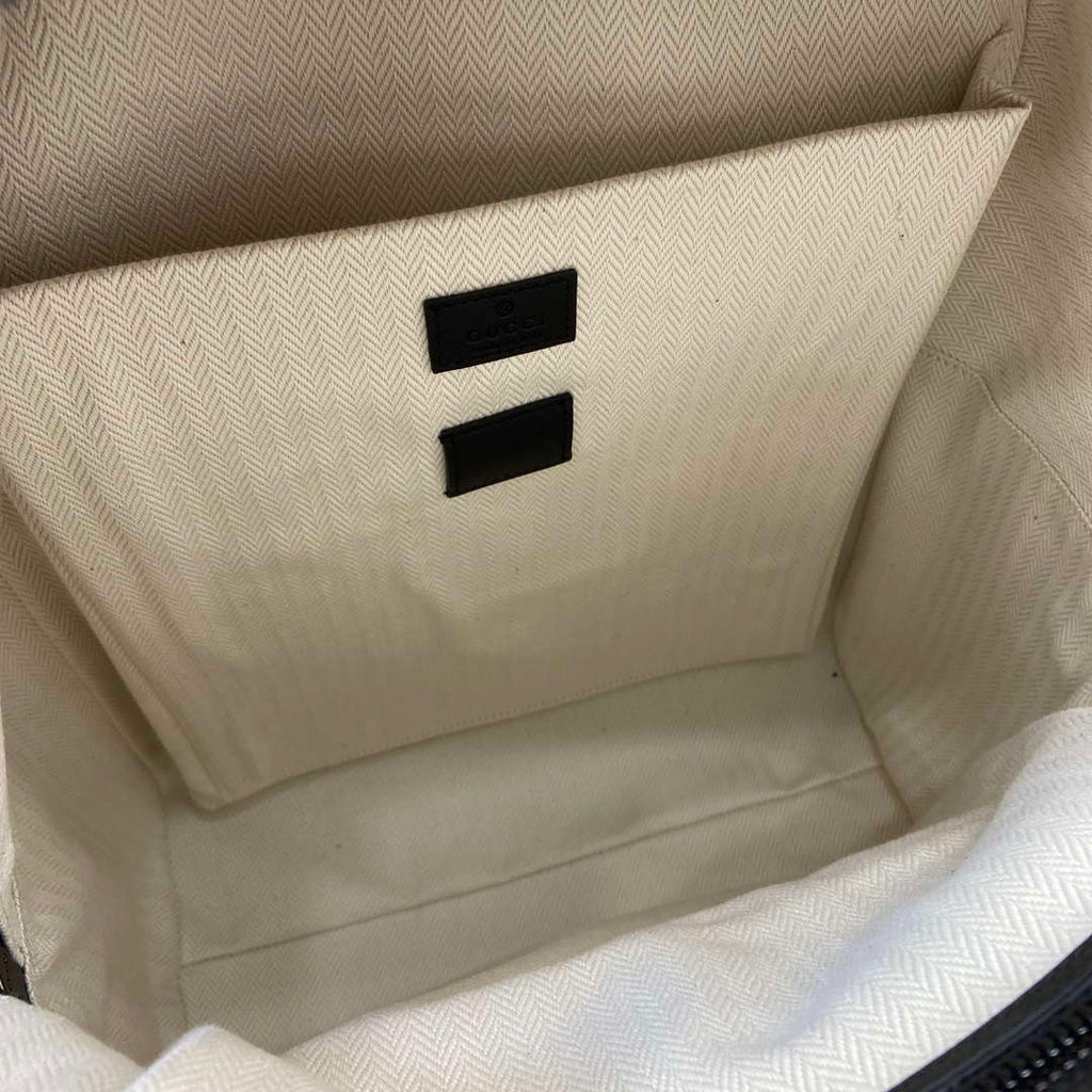 Gucci 821159 GG Emblem Medium Backpack Black