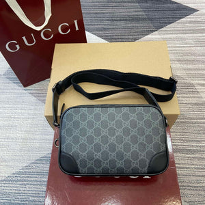 Gucci 821155 GG Emblem small crossbody bag Black - Default Title - View 1
