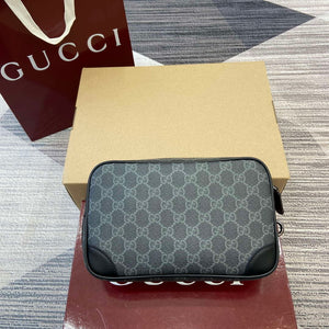 Gucci 821164 GG Emblem small toiletry case Black - Default Title - View 1