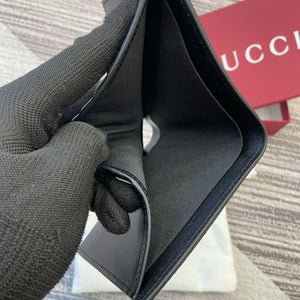 Gucci 821206 GG Emblem bi-fold wallet Black - Default Title - View 10
