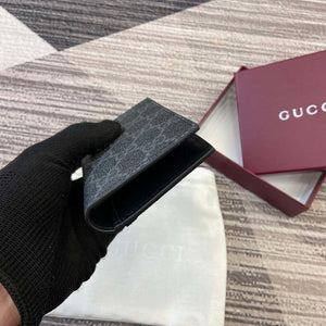 Gucci 821209 GG Emblem bi-fold card case Black - Default Title - View 3